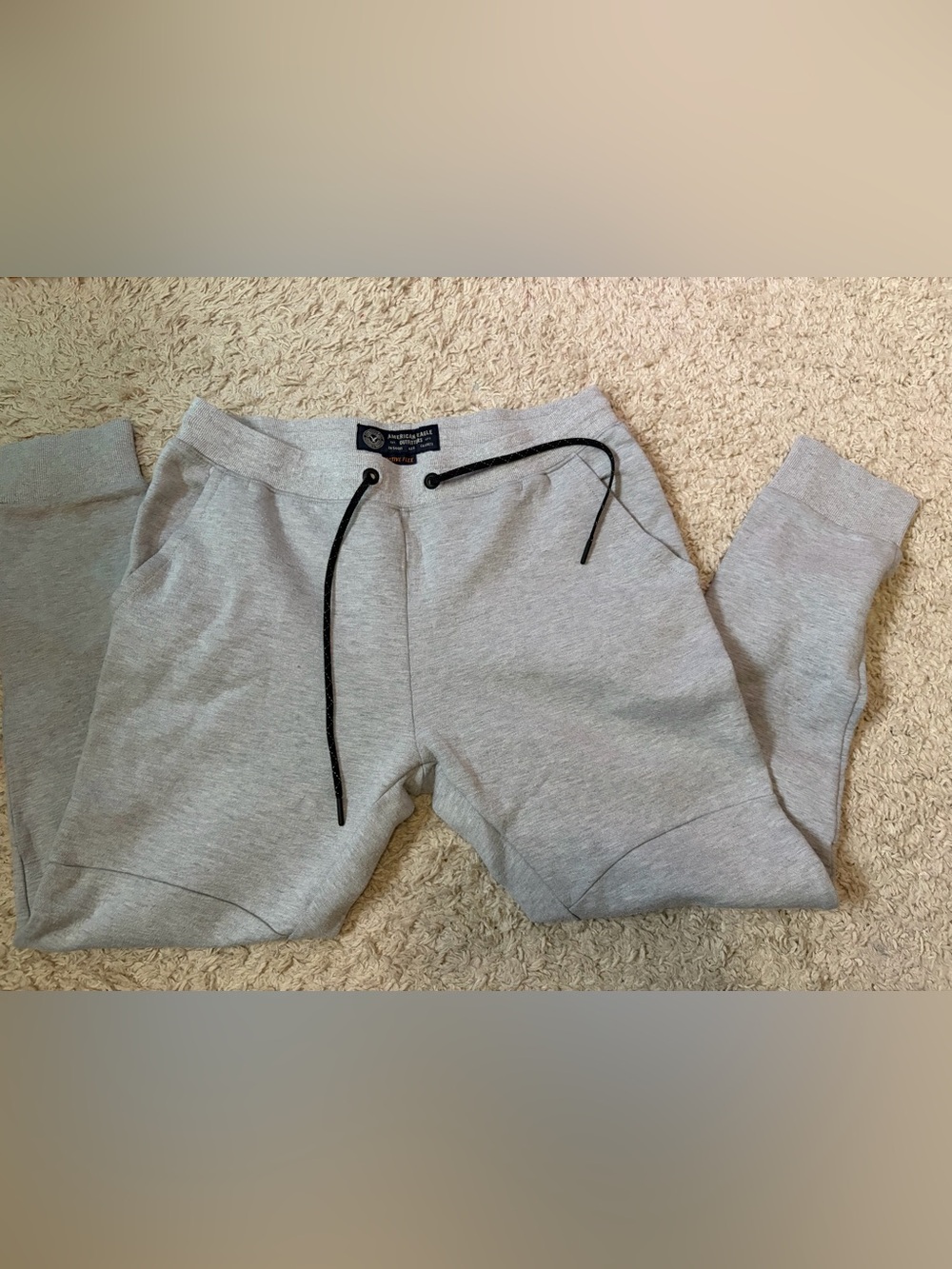 American Eagle Grey Drawstring Sweatpants